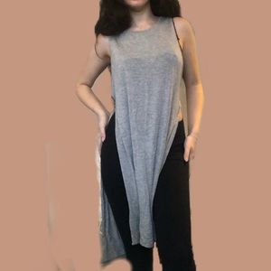 F21 Double Slit Tank Dress